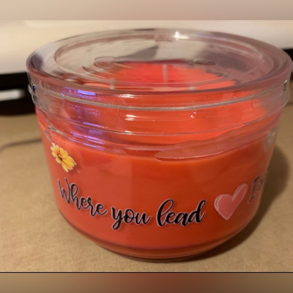 Luke’s Diner 11.5oz strawberry candle Gilmore girls where you lead I will follow